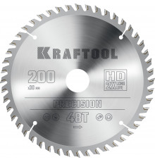 KRAFTOOL PRECISION 200х30мм 48Т, диск пильный по дереву