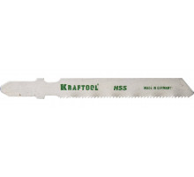 KRAFTOOL T118A, EU-хвост., по металлу HSS, шаг 1.2мм, 50мм, 2шт., Полотна для лобзика (159551-1,2)