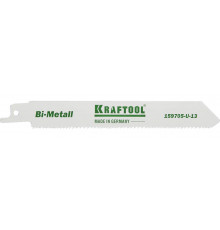 KRAFTOOL S922VF, по дереву иметаллу, Bi-Met, шаг 1.8-2.5мм, 130мм, Полотно для сабельной пилы (159705-U-13)