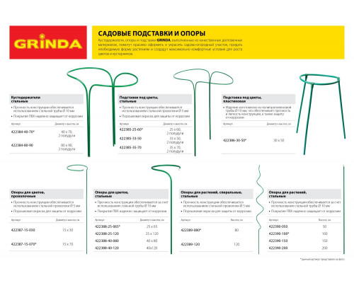 GRINDA d40х120 см, Опора для цветов (422388-40-120)