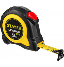 STAYER Leader 5м х 19мм, Рулетка с автостопом (3402-05-19)