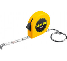 STAYER Mini 1м х 6мм, Рулетка-брелок (34140-1)