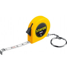 STAYER Mini 1м х 6мм, Рулетка-брелок (34140-1)