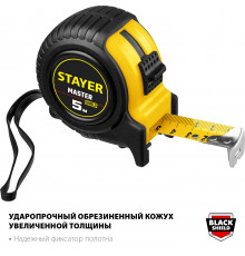 STAYER 5м х 25мм, Рулетка (34025-05-25)