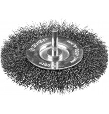 ЗУБР 100 мм, витая стальная проволока, 0.3 мм, Щетка дисковая, Профессионал (35198-100)