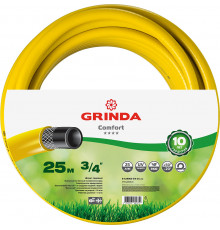 GRINDA COMFORT, 3/4″ 25 м, 25 атм, трёхслойный, армированный, поливочный шланг (8-429003-3/4-25)