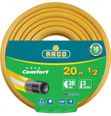 RACO COMFORT, 1/2″ 20 м, 30 атм, трёхслойный, армированный, поливочный шланг (40303-1/2-20)