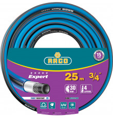 RACO EXPERT, 3/4″ 25 м, 30 атм, четырёхслойный, армированный, поливочный шланг (40302-3/4-25)