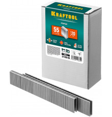 KRAFTOOL тип 18GA (55 / 90 / C) 20 мм, 5000 шт, скобы для степлера (31789-20)