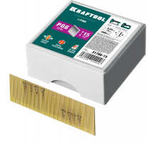 KRAFTOOL тип 23GA (P0.6) 15 мм, 10 000 шт, шпильки для нейлера (31786-15)