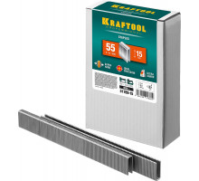 KRAFTOOL тип 18GA (55 / 90 / C) 15 мм, 5000 шт, скобы для степлера (31789-15)