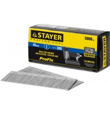 STAYER тип 18GA (47 / 300 / F) 45 мм, 5000 шт, гвозди для нейлера (31530-45)