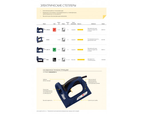 RAPID ESN530 для скоб тип 53 и гвоздей 300, 2-в-1, Нейлер-степлер (гвозде/скобозабиватель) электрический (5000129)