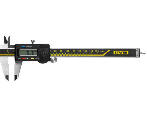 STAYER 150 мм, Электронный штангенциркуль (34410-150)