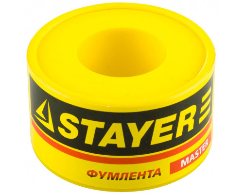 STAYER 0,075 мм х 25 мм х10 м, 0,40 г/см3, Фумлента (12360-25-040)