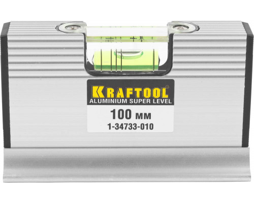 KRAFTOOL ACU-VIEW, 4 в 1, 100 мм, Компактный уровень (1-34733-010)