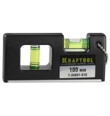 KRAFTOOL Mini-Pro 100 мм, Магнитный компактный уровень (1-34861-010)