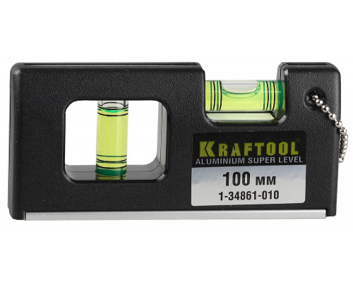 KRAFTOOL Mini-Pro 100 мм, Магнитный компактный уровень (1-34861-010)