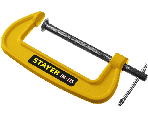 STAYER SG-125 125 мм, Чугунная струбцина G (3215-125)