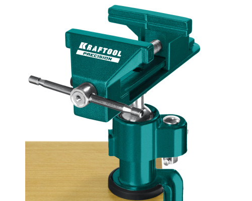 KRAFTOOL PRECISION 75 мм, Шарнирно-поворотные тиски (32711-75)