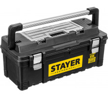 STAYER JUMBO-26, 656 x 285 x 270 мм, (26″), Пластиковый ящик для инструментов, Professional (38003-26)