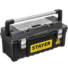 STAYER JUMBO-26, 656 x 285 x 270 мм, (26″), Пластиковый ящик для инструментов, Professional (38003-26)