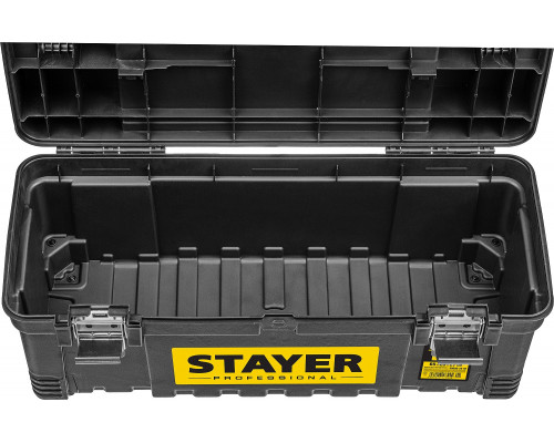 STAYER JUMBO-26, 656 x 285 x 270 мм, (26″), Пластиковый ящик для инструментов, Professional (38003-26)