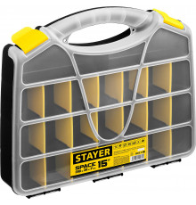 STAYER SPACE-15, 380 х 310 х 60 мм, (15″), Пластиковый органайзер (38038-15)