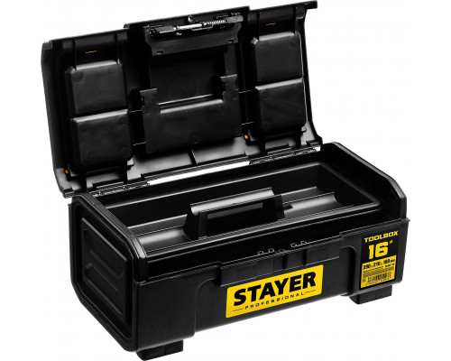 STAYER TOOLBOX-16, 390 х 210 х 160, Пластиковый ящик для инструментов, Professional (38167-16)